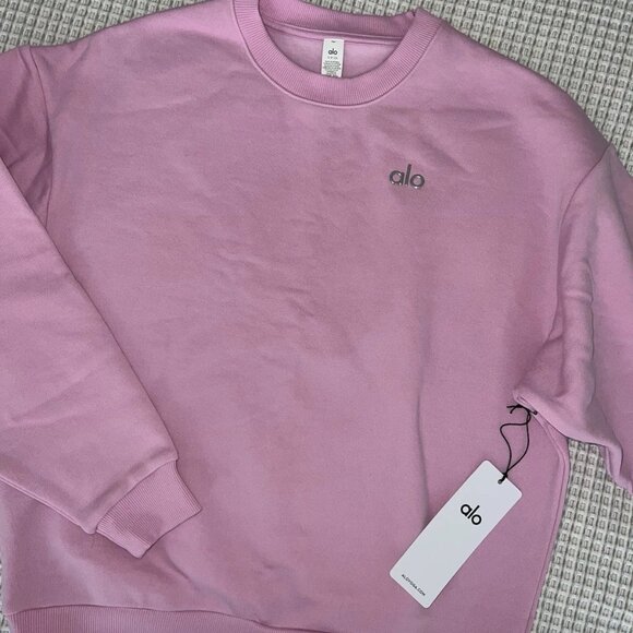 Auth Alo Yoga Set Cropped Accolade Crewneck And Accolade Straight Leg Sweatpant - Picture 4 of 7